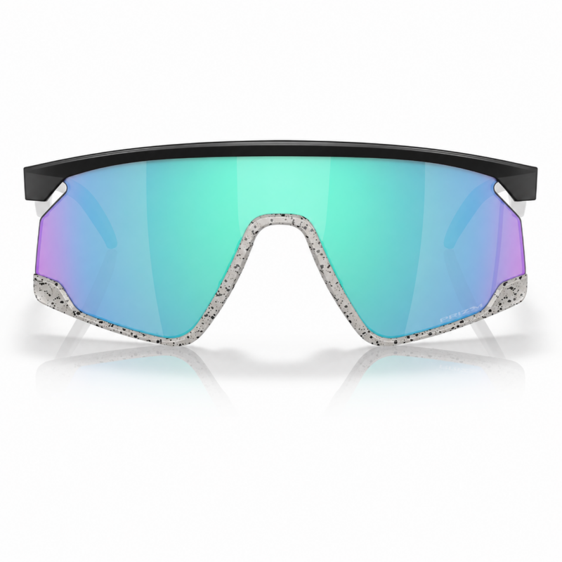 Oakley BXTR OO9280 03-39 vista frontal con lentes Prizm Sapphire