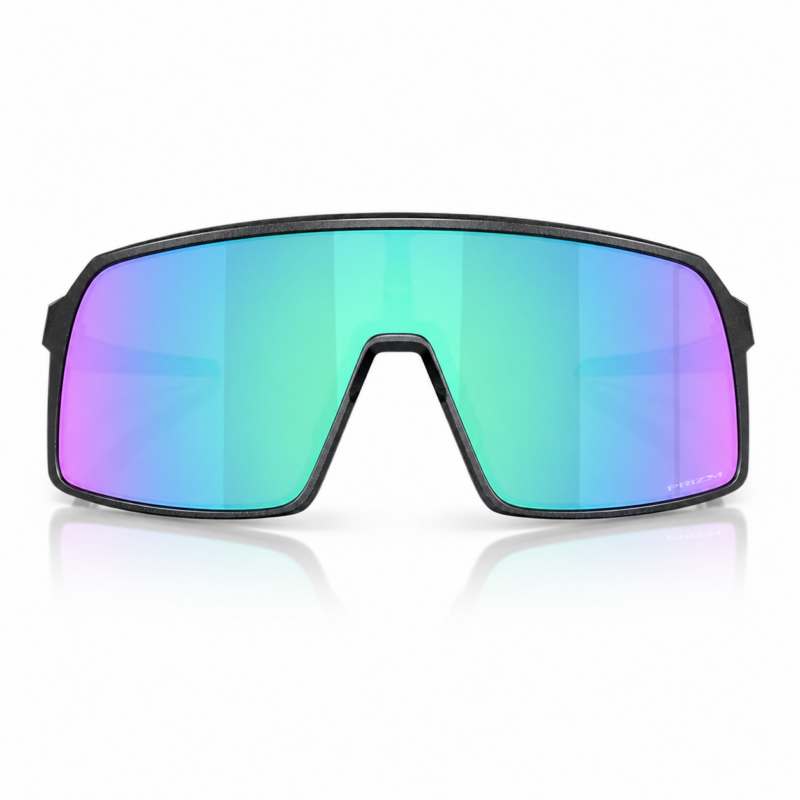Oakley Sutro Forge Collection OO9406-C937 vista frontal con lentes Prizm Sapphire