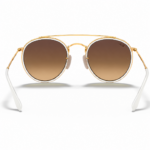 Ray-Ban Round Double Bridge RB3647N 001/40 - Imagen 4