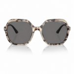 Vogue VO5561S 307681 vista frontal con montura Ivory Tortoise y lentes Dark Grey polarizados